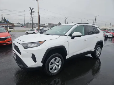 Another view of 2021 Toyota RAV4 Hybrid LE Sport Utility 4D for sale in Tacoma, WA at All American Motors