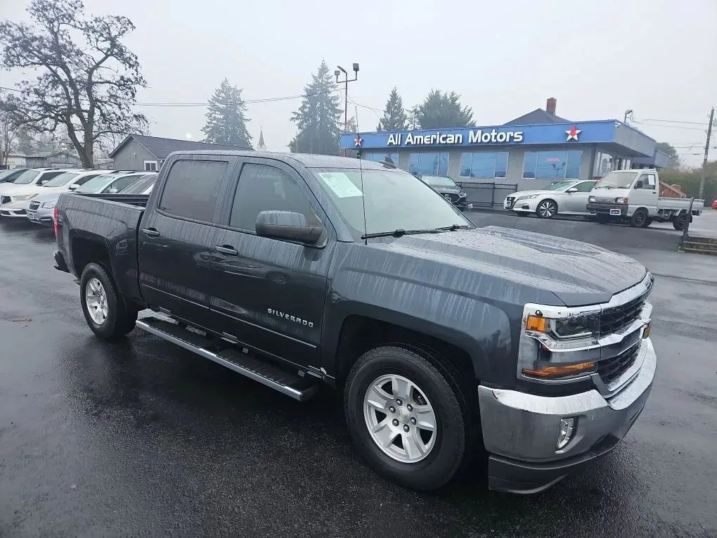 Gray 2017 Chevrolet Silverado 1500 Crew Cab LT Pickup 4D 5 3/4 ft for sale in Tacoma, WA