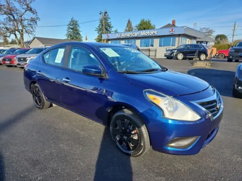 Blue 2018 Nissan Versa SV Sedan 4D for sale in Tacoma, WA