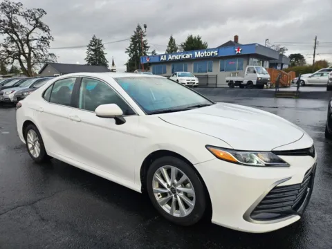 White 2021 Toyota Camry LE Sedan 4D for sale in Tacoma, WA