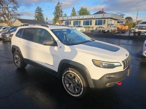 White 2020 Jeep Cherokee TrailHawk Sport Utility 4D for sale in Tacoma, WA