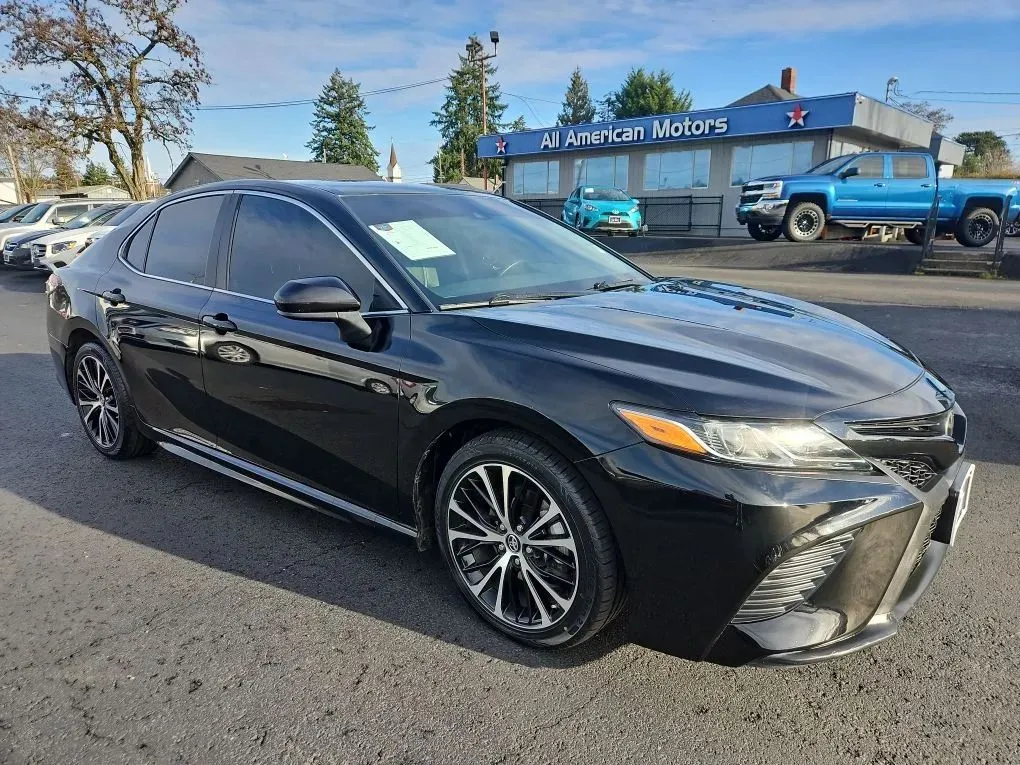 Black 2019 Toyota Camry SE Sedan 4D for sale in Tacoma, WA