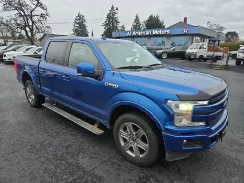 Blue 2018 Ford F-150 SuperCrew Cab Lariat Pickup 4D 6 1/2 ft for sale in Tacoma, WA