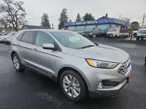 Silver 2023 Ford Edge Titanium Sport Utility 4D for sale in Tacoma, WA