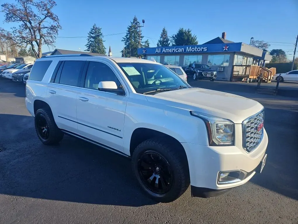 White 2018 GMC Yukon Denali Sport Utility 4D for sale in Tacoma, WA