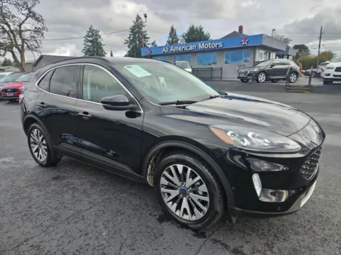 Black 2020 Ford Escape Titanium Sport Utility 4D for sale in Tacoma, WA