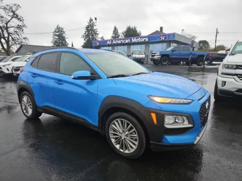 Blue 2021 Hyundai Kona SEL Plus Sport Utility 4D for sale in Tacoma, WA
