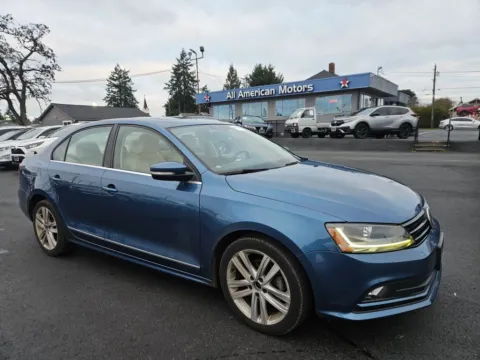 Blue 2017 Volkswagen Jetta 1.8T SEL Sedan 4D for sale in Tacoma, WA