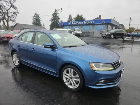 Blue 2017 Volkswagen Jetta 1.8T SEL Sedan 4D for sale in Tacoma, WA