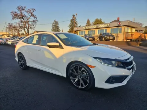 White 2021 Honda Civic Sport Sedan 4D for sale in Tacoma, WA