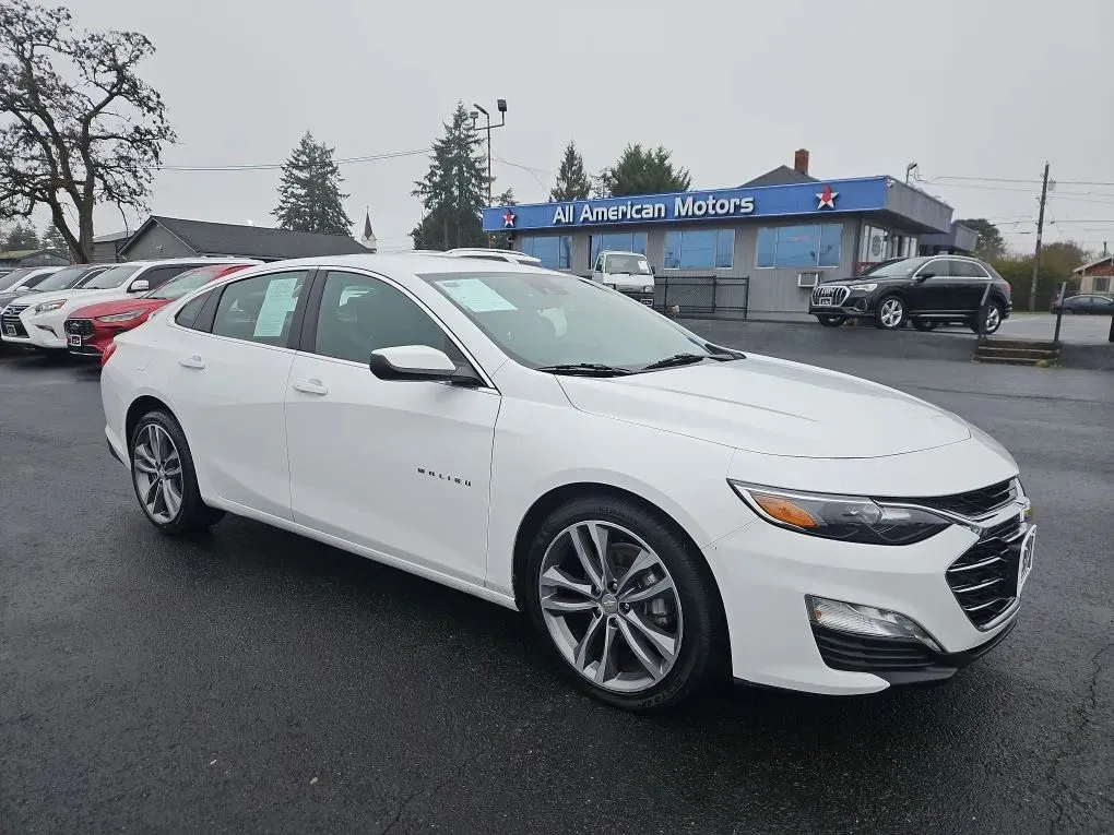 White 2023 Chevrolet Malibu 1LT Sedan 4D for sale in Tacoma, WA