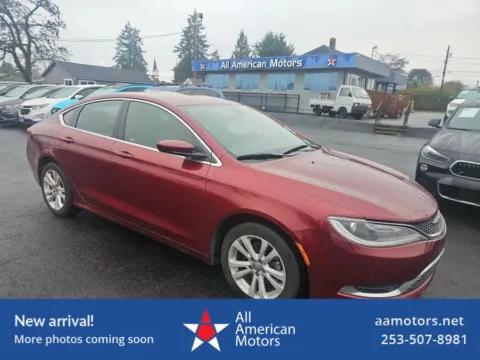 Red 2015 Chrysler 200 Limited Sedan 4D for sale in Tacoma, WA