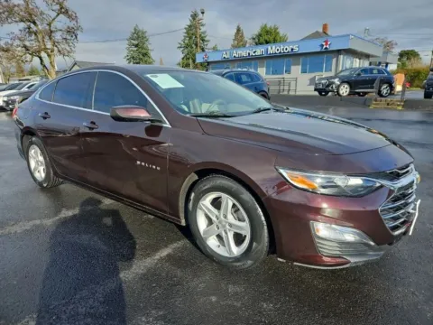Black 2020 Chevrolet Malibu LS Sedan 4D for sale in Tacoma, WA