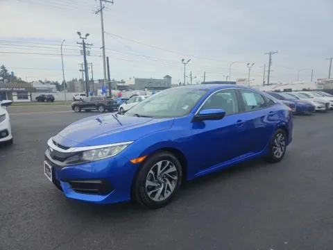 Another view of 2016 Honda Civic EX Sedan 4D for sale in Tacoma, WA at All American Motors