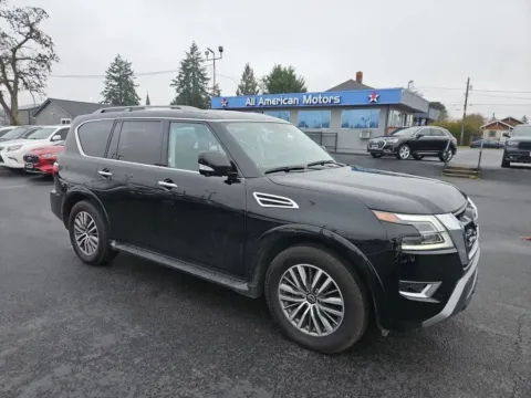 Silver 2023 Nissan Armada SL Sport Utility 4D for sale in Tacoma, WA