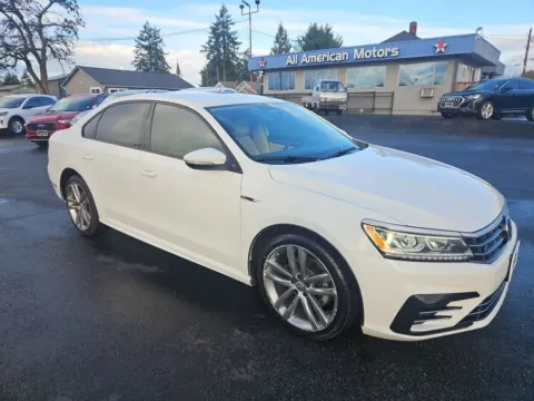 White 2018 Volkswagen Passat 2.0T R-Line Sedan 4D for sale in Tacoma, WA