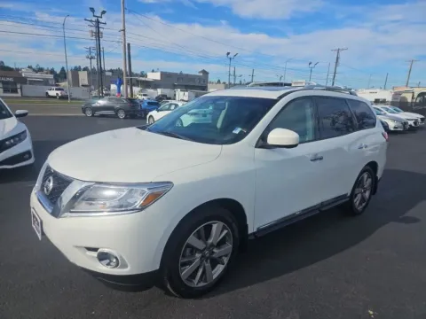 Another view of 2014 Nissan Pathfinder Platinum Sport Utility 4D for sale in Tacoma, WA at All American Motors