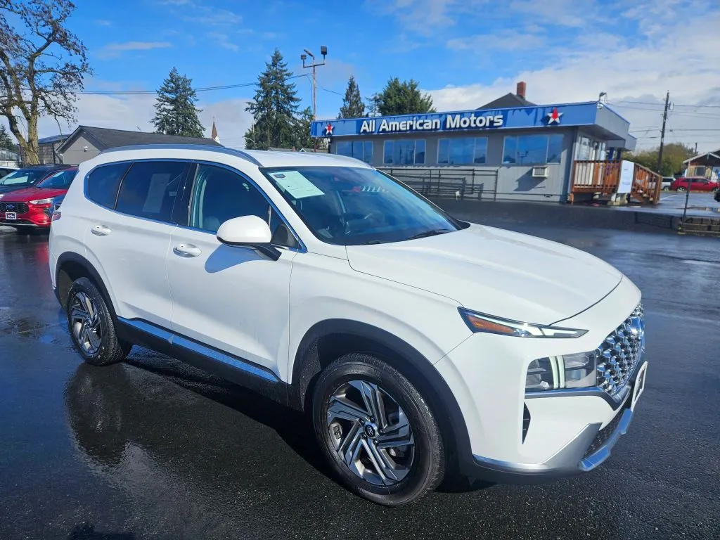 White 2021 Hyundai Santa Fe SEL Sport Utility 4D for sale in Tacoma, WA