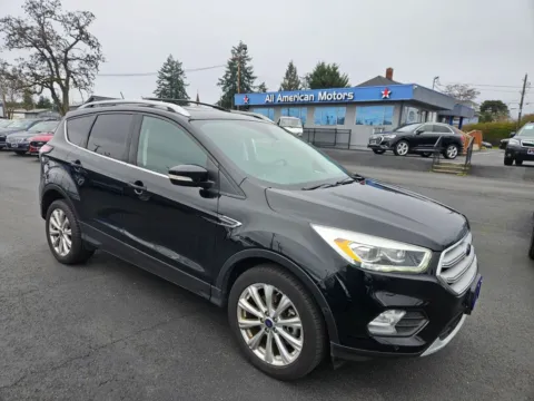 Black 2018 Ford Escape Titanium Sport Utility 4D for sale in Tacoma, WA