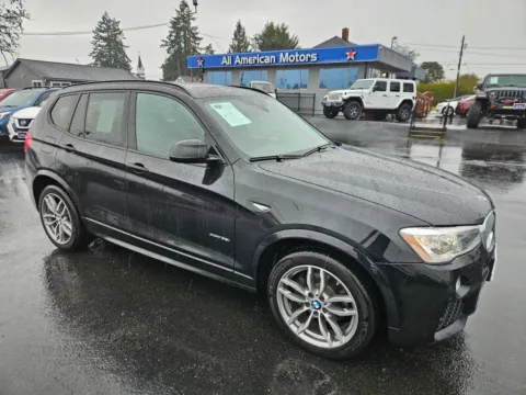 Black 2017 BMW X3 xDrive35i Sport Utility 4D for sale in Tacoma, WA