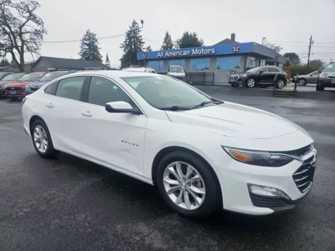 White 2020 Chevrolet Malibu LT Sedan 4D for sale in Tacoma, WA