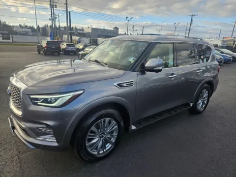 Another view of 2021 INFINITI QX80 LUXE Sport Utility 4D for sale in Tacoma, WA at All American Motors