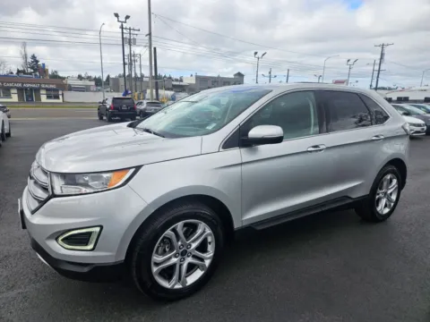 Another view of 2018 Ford Edge Titanium Sport Utility 4D for sale in Tacoma, WA at All American Motors