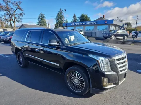 Black 2015 Cadillac Escalade ESV Luxury Sport Utility 4D for sale in Tacoma, WA