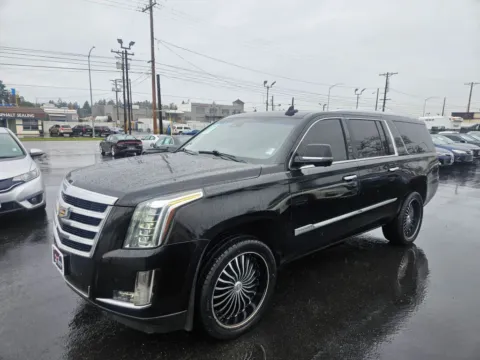 Another view of 2015 Cadillac Escalade ESV Luxury Sport Utility 4D for sale in Tacoma, WA at All American Motors