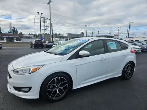 Another view of 2016 Ford Focus SE Hatchback 4D for sale in Tacoma, WA at All American Motors