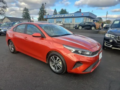 Orange 2023 Kia Forte LXS Sedan 4D for sale in Tacoma, WA