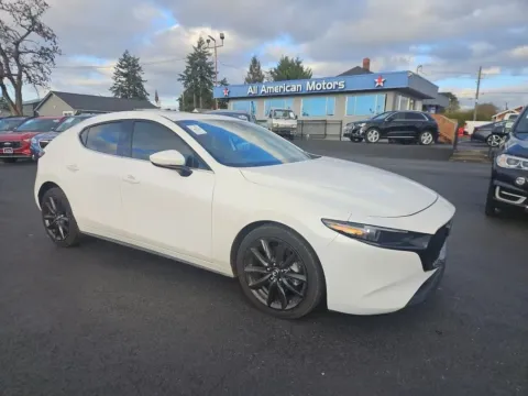 White 2019 MAZDA MAZDA3 Premium Hatchback 4D for sale in Tacoma, WA