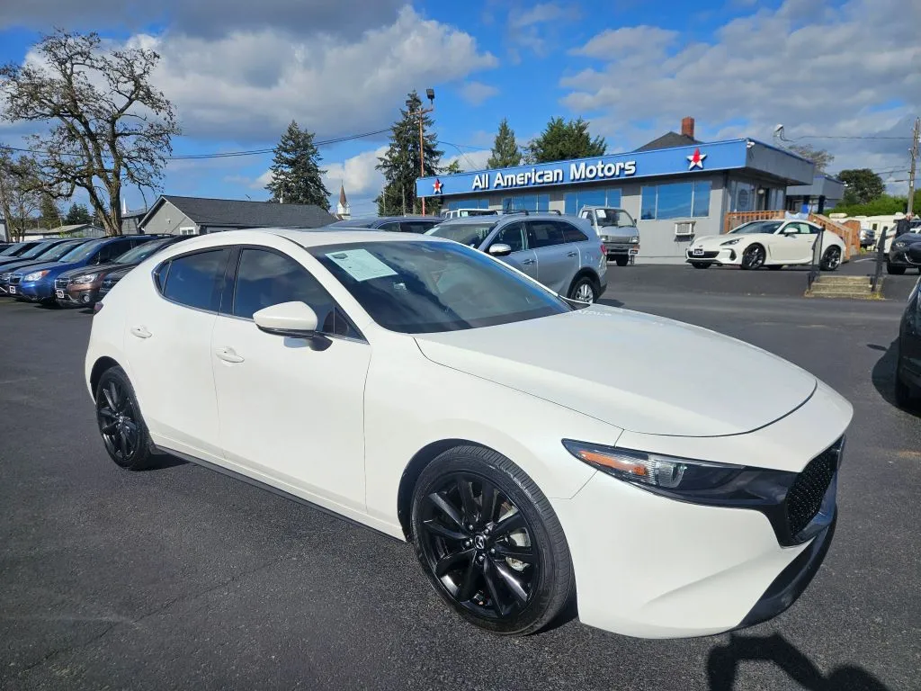 White 2019 MAZDA MAZDA3 Premium Hatchback 4D for sale in Tacoma, WA