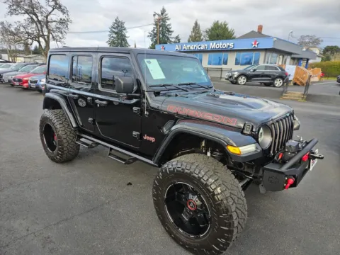 Black 2018 Jeep Wrangler Unlimited All New Rubicon Sport Utility 4D for sale in Tacoma, WA