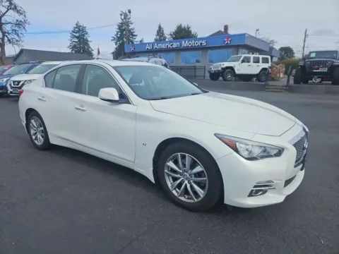 White 2014 INFINITI Q50 3.7 Premium Sedan 4D for sale in Tacoma, WA