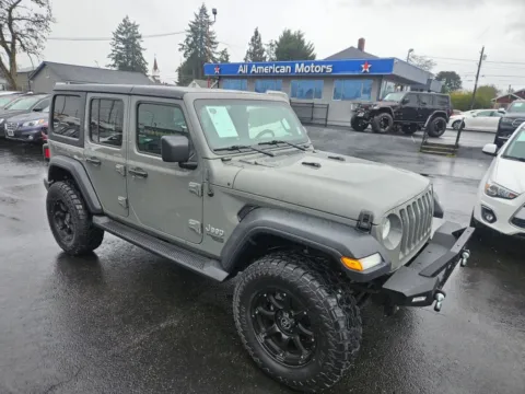 Gray 2020 Jeep Wrangler Unlimited Sport S Sport Utility 4D for sale in Tacoma, WA