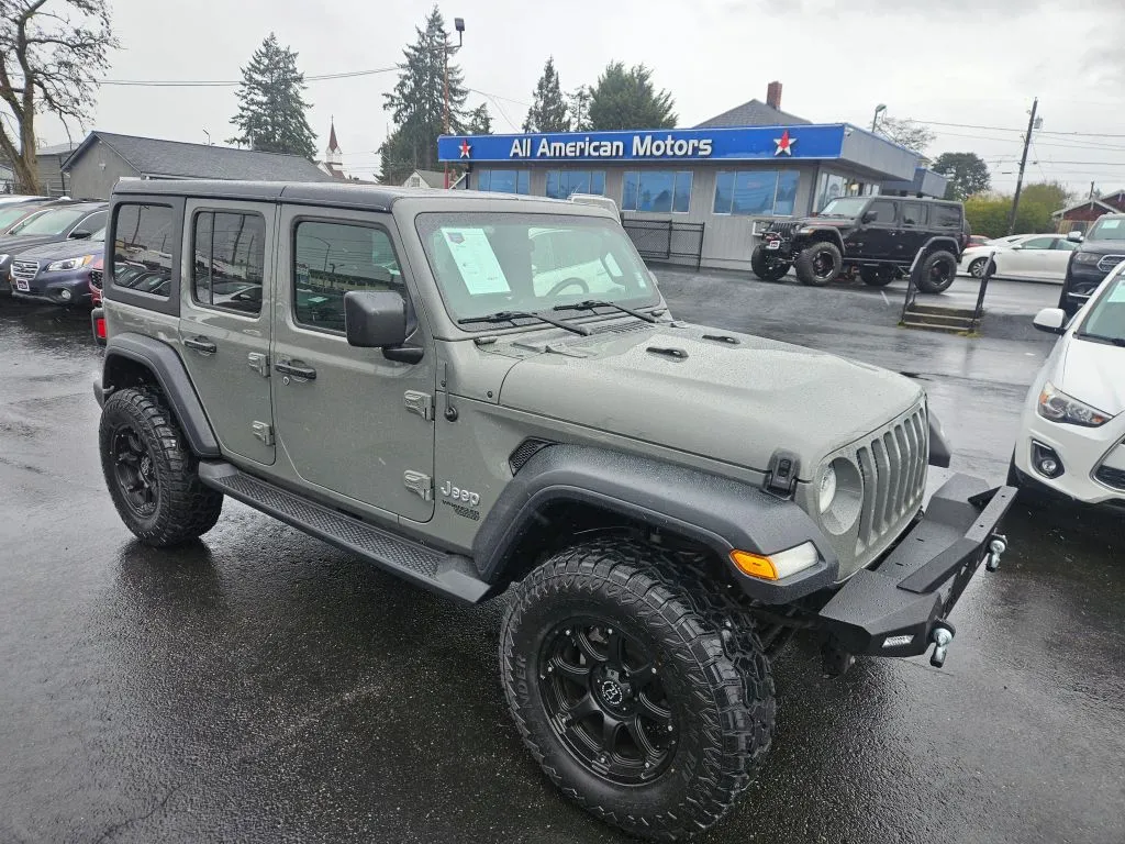 Gray 2020 Jeep Wrangler Unlimited Sport S Sport Utility 4D for sale in Tacoma, WA