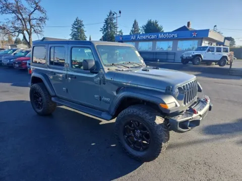 Gray 2020 Jeep Wrangler Unlimited Sport S Sport Utility 4D for sale in Tacoma, WA