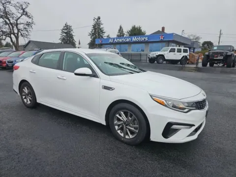 White 2019 Kia Optima LX Sedan 4D for sale in Tacoma, WA