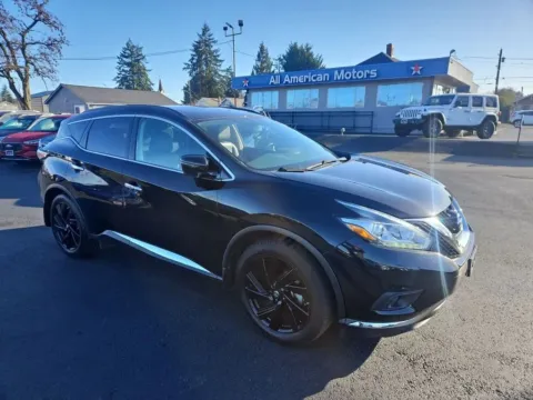 Black 2017 Nissan Murano Platinum (2017.5) Sport Utility 4D for sale in Tacoma, WA