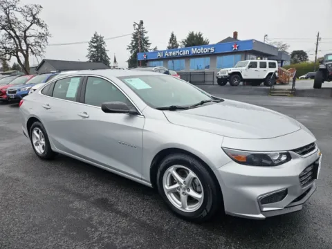 Silver 2018 Chevrolet Malibu LS Sedan 4D for sale in Tacoma, WA