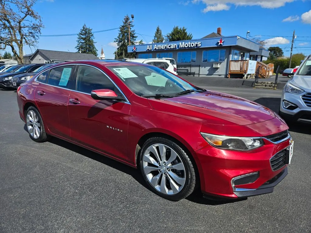 Red 2018 Chevrolet Malibu Premier Sedan 4D for sale in Tacoma, WA