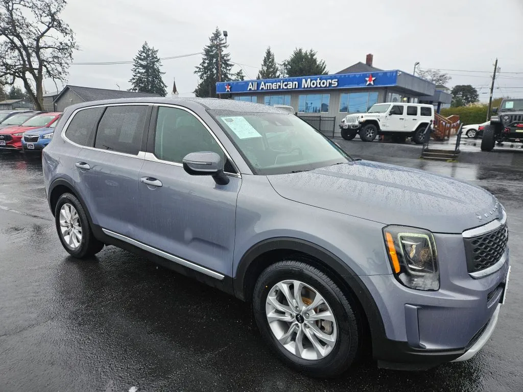 Silver 2021 Kia Telluride LX Sport Utility 4D for sale in Tacoma, WA
