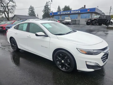 White 2022 Chevrolet Malibu LT Sedan 4D for sale in Tacoma, WA