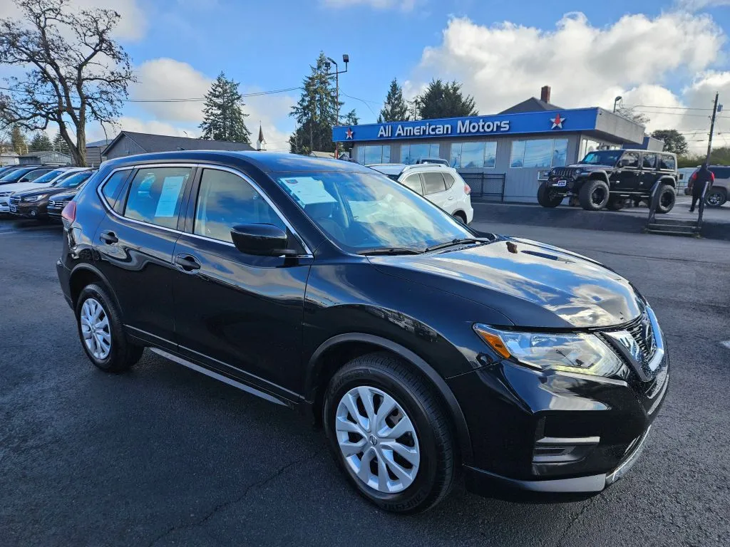 Black 2018 Nissan Rogue S Sport Utility 4D for sale in Tacoma, WA