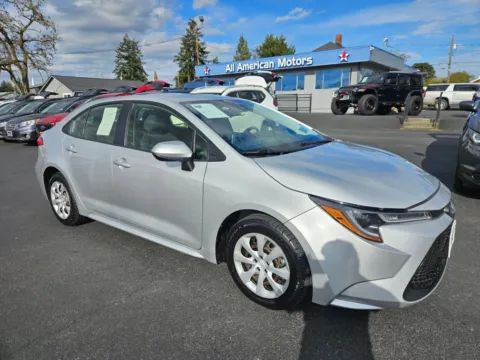 Silver 2020 Toyota Corolla LE Sedan 4D for sale in Tacoma, WA