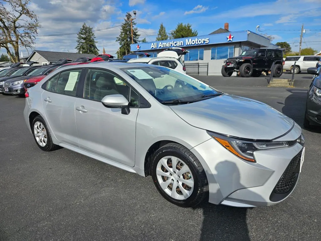 Silver 2020 Toyota Corolla LE Sedan 4D for sale in Tacoma, WA