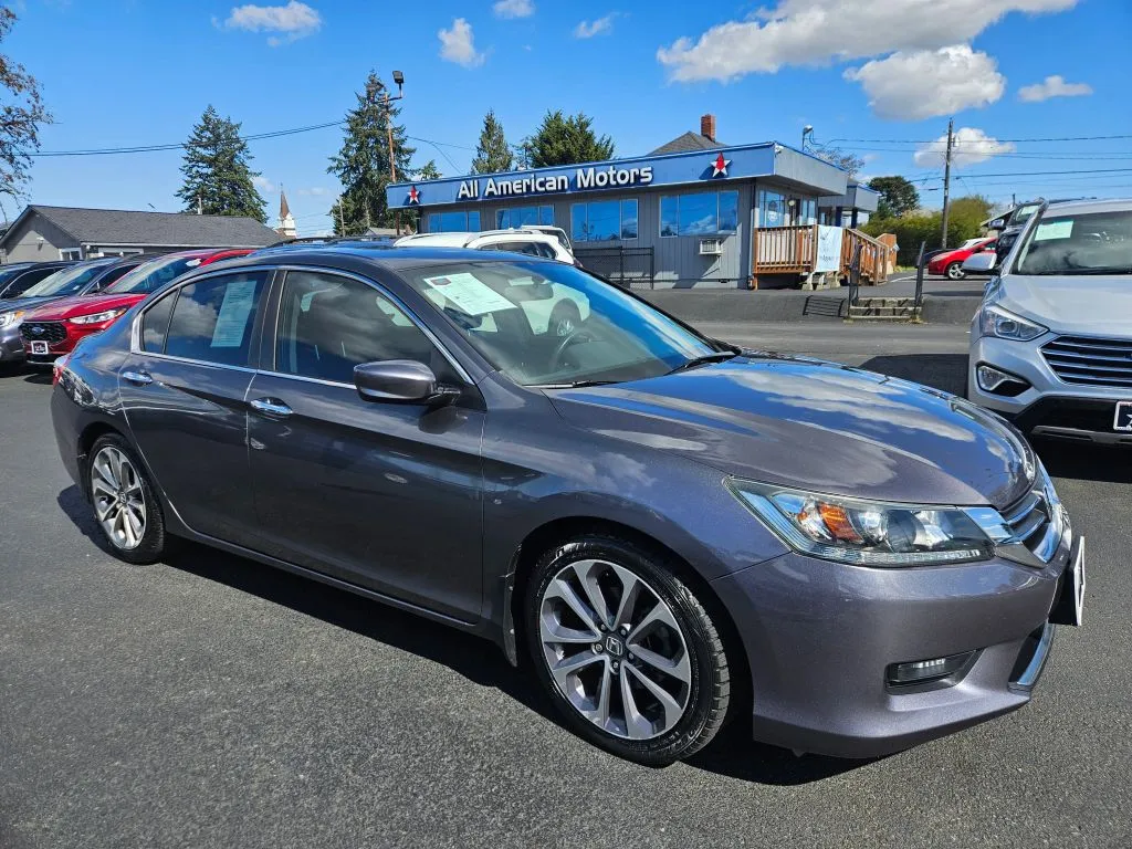 Black 2014 Honda Accord Sport Sedan 4D for sale in Tacoma, WA