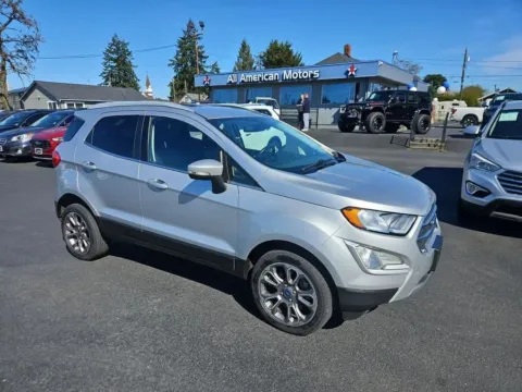Silver 2021 Ford EcoSport Titanium Sport Utility 4D for sale in Tacoma, WA