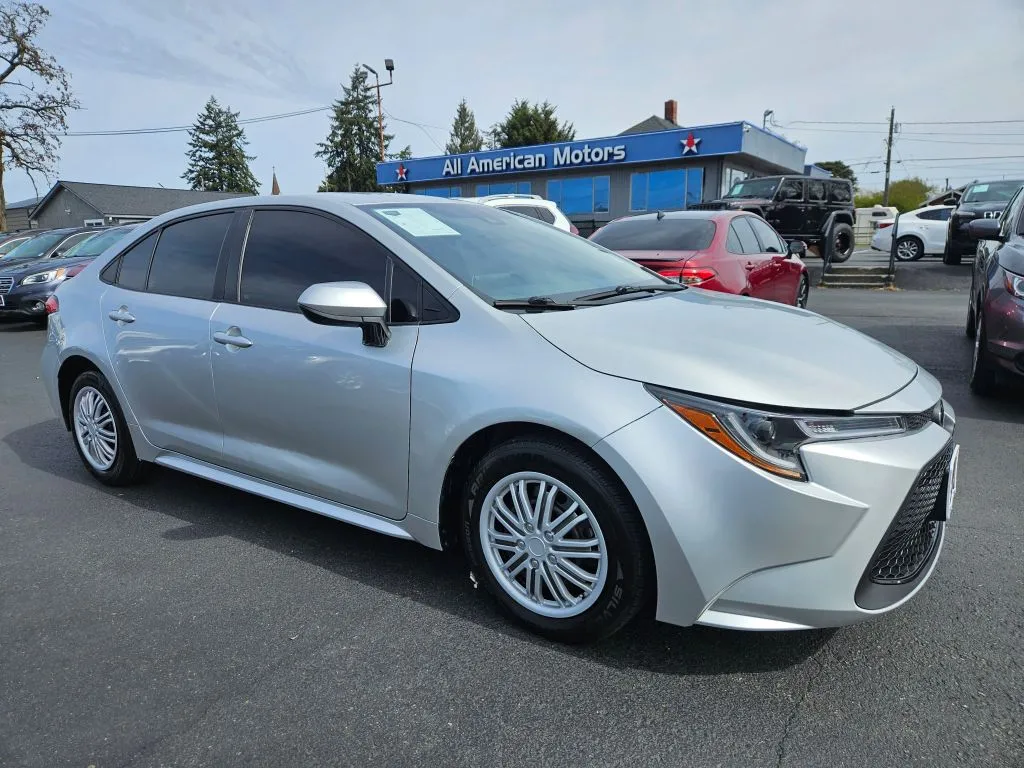 Silver 2021 Toyota Corolla LE Sedan 4D for sale in Tacoma, WA